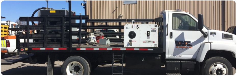 Rpm’s on new paving projects - Raised Pavement Markers equipment